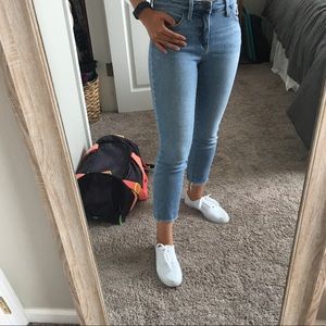 ⚡️High Rise Straight Crop Jeans